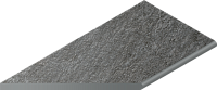 Угловая Ступень Левая Магма Графит Борт Закр структур 30x60 20 мм арт. 620090001373