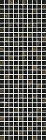 MM12111 Астория черный мозаичный. Декор (25x75)