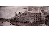 Postcard grey 2. Декор (20x50)