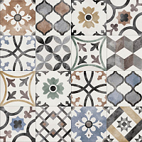 Керамогранит Play Classic Mix Multicolor мат, 20x20 8 мм