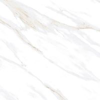 Керамогранит Calacatta Clarity Gold белый мат 80x80 8,4 мм