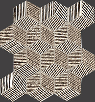 Мозаика Lumina Glam Taupe Cube, 22,5x26, арт. fNAC