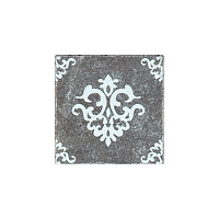 Декор BLACK MARBLE Motif №3 Черный, 10x10