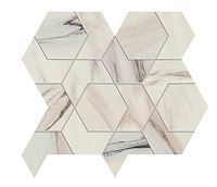 Мозаика Marvel Bianco F HEX Lapp лап 25,4x29,6 арт. AOVY