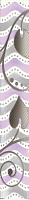 Бордюр Tirani viola глянц, 4,8x33,3 11 мм