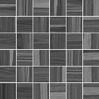 Мозаика Blackwood чёрный, 30x30 9,5 мм