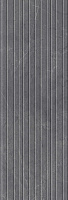 Плитка Низида серый структура обрезной глянц, 25x75, арт. 12094R