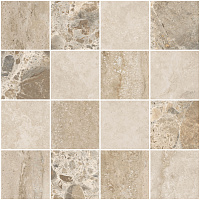 Мозаика CityStone Микс Матовый R10B  7Рек мат, 7,5x7,5 9 мм, арт. K9522108R001