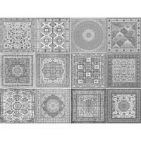 Керамогранит Kilim Black Natural, 59,55x59,55