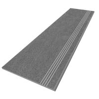 Ступень Anthracite Steptrade LN03 с насечками мат 30x120 арт. 36815