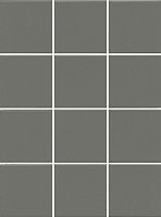 Керамогранит Агуста серый натуральный из 12 частей мат, 9,8x9,8 7 мм, арт. 1330