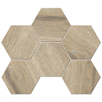 Мозаика DA02 Hexagon непол 10 мм мат, 25x28,5 10 мм, арт. 35004