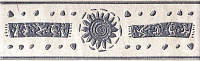 Бордюр Sparta Sun SPS-B1-GR мат, 7,6x25