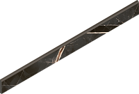 Плинтус Стелларис Абсолют Блэк мат 7,2x80 9 мм арт. 610130007469