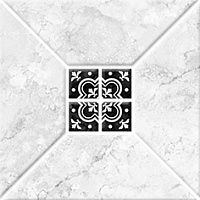 Плитка Риальто 1С тип 2 серая, 20x20