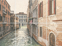 Панно Золотой пляж Venezia из 8 частей, 20x30, арт. NT/A190/8x/8262