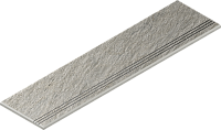 Угловая Ступень Левая Магма Сильвер закруг грип Лев структур 30x120 20 мм арт. 620040000248