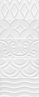 16017 Авеллино белый структура mix. Настенная плитка (7,4x15)
