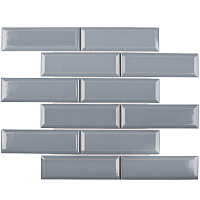Мозаика Metro Bluish Grey Glossy глянц, 28,7x29,5 6,5 мм