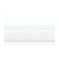 Бордюр объемный Катрин белый мат 15x25 мм арт. 13-01-1-25-43-00-1451-0