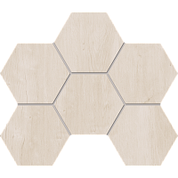 Мозаика Nordic Mosaic SF01 Hexagon мат 25x28,5 арт. 69403
