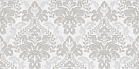 Декор Afina Damask серый глянц, 20x40 8 мм, арт. 08-03-06-456