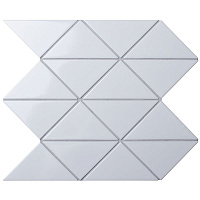 Tr White Zip Glossy CZG241B-B. Мозаика (26,2x26,2)