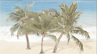 Декор Dec Tropic 3 глянц, 25x45, арт. КВС16Tropic3