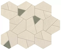 Мозаика Boost Pro Ivory Mosaico Hex Olive мат 25x28,5 арт. A0QN