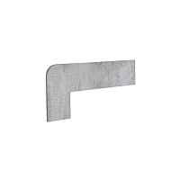 Плинтус угловой левый ZANQUIN RECTO SILVER IZQDA, 17,5x42,3 15 мм