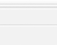 Lira керамик белый 02. Плинтус (20x25)