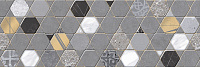 Плитка CEMENTO ASH CRYSTAL DEC мат, 30x90 10,5 мм, арт. 78801868