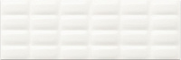 Плитка White Glossy Pillow Structure 25x75 (O-WHM-WTU052), 25x75