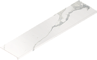 Угловая Ступень Правая Стелларис Статуарио Уайт мат 33x120 9 мм арт. 620070002598