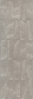 12152R Безана серый структура обрезной. Настенная плитка (25x75)