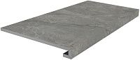 Ступень Клееная Риальто серый тёмный мат 33x80 9 мм арт. SG850890R\GCF