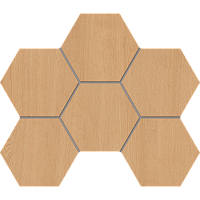 Мозаика Honey Oak CW04 Hexagon мат 25x28,5 арт. 69398