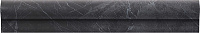 Бордюр Marvel Noir S.Laurent London глянц, 5x30,5 0-0 мм, арт. LVLN