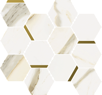 Мозаика Стелларис Калакатта Голд Шик мат 28,3x32,8 9 мм арт. 620110000221