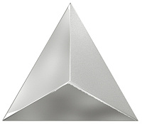 Декор Traingle Level Silver Laser Glossy мат, 15x17, арт. 218363