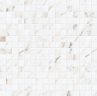 Мозаика Allmarble Wall Golden White Satin Mosaico мат, 40x40 6 мм, арт. M8GV