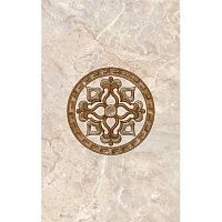 Декор Гермес светло-коричневый глянц 25x40 8 мм арт. 04-01-1-09-03-15-125-0