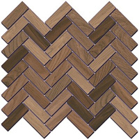Декор Селект Вуд беж темный мозаичный, 33x33 9 мм, арт. SG194/002