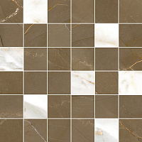 Мозаика Lima коричневая, 30x30 9,5 мм