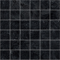 Мозаика Hard чёрный, 30x30 10 мм