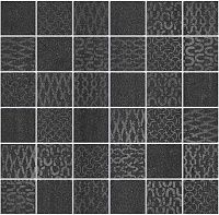 Декор Про Дабл черный мозаичный мат, 30x30 9 мм, арт. DD200820\MM