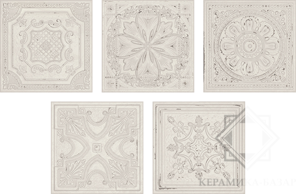 gatsby white tin dlya sten 20x20