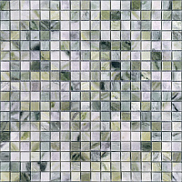 Onice Verde oliva POL 15x15x7. Мозаика (30,5x30,5)