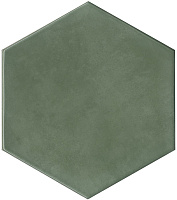 24034 Флорентина зелёный глянцевый. Настенная плитка (20x23,1)