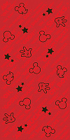 Плитка Disney Hands Friends R3060 Red глянц, 30x60, арт. 0R07